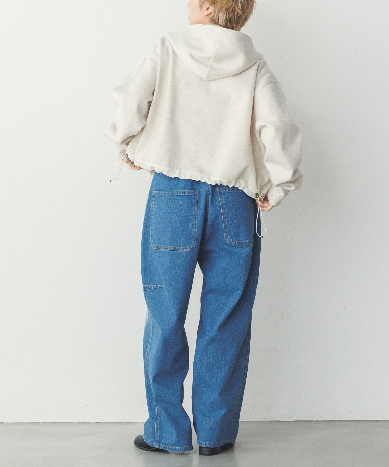 ノイア Noia ストレッチデニム ワークパンツ （ブルー） ブルー