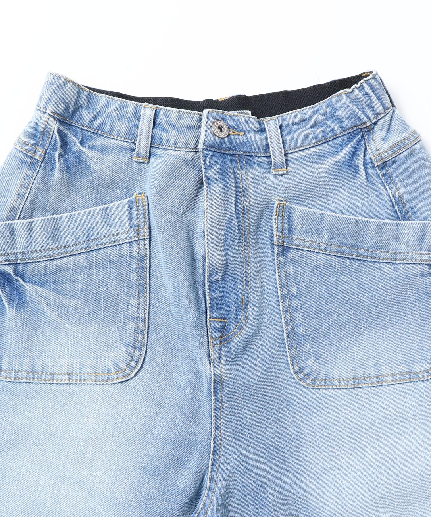 ノイア Noia ストレッチデニム ワークパンツ （ブルー） ブルー