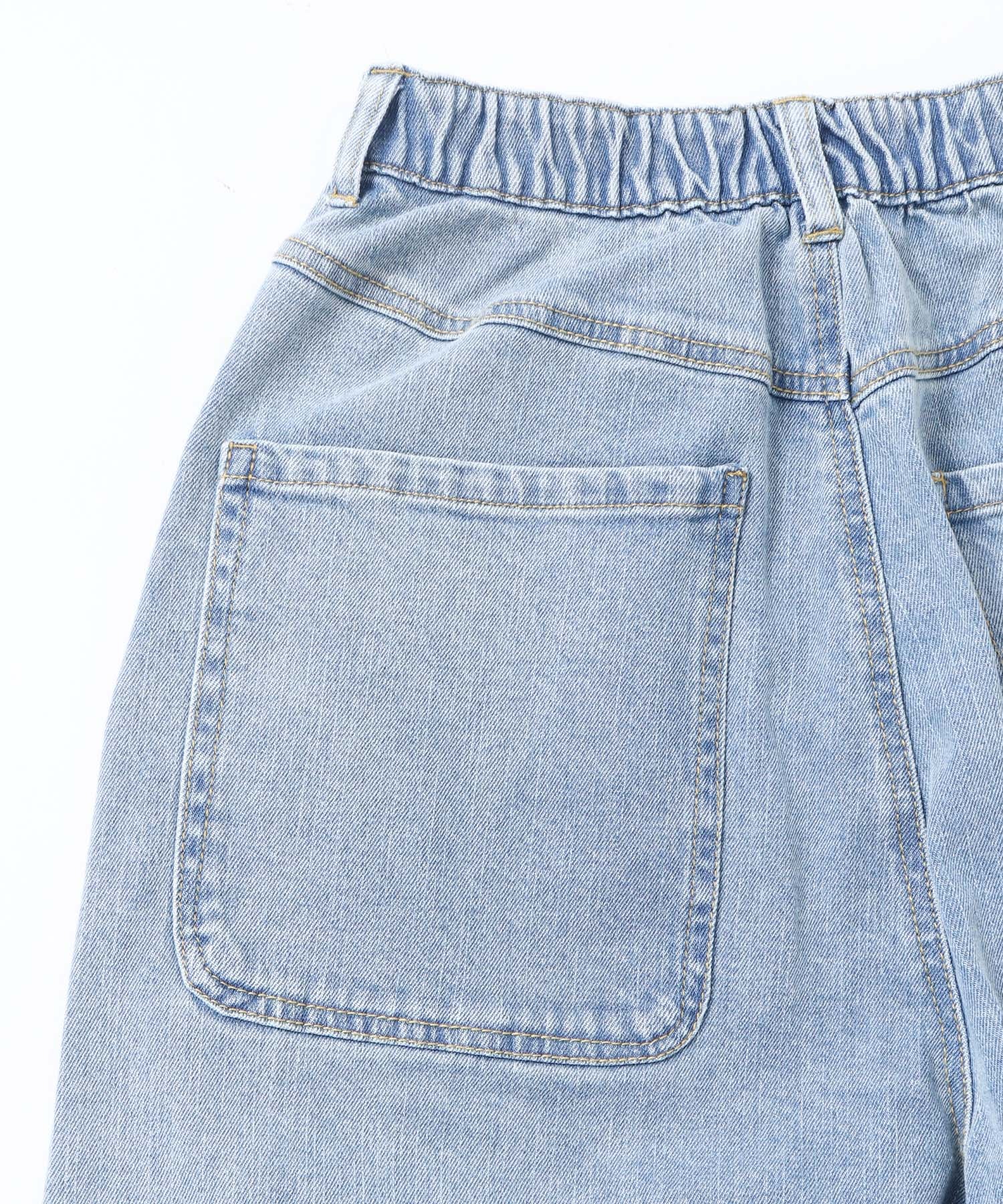 ノイア Noia ストレッチデニム ワークパンツ （ブルー） ブルー