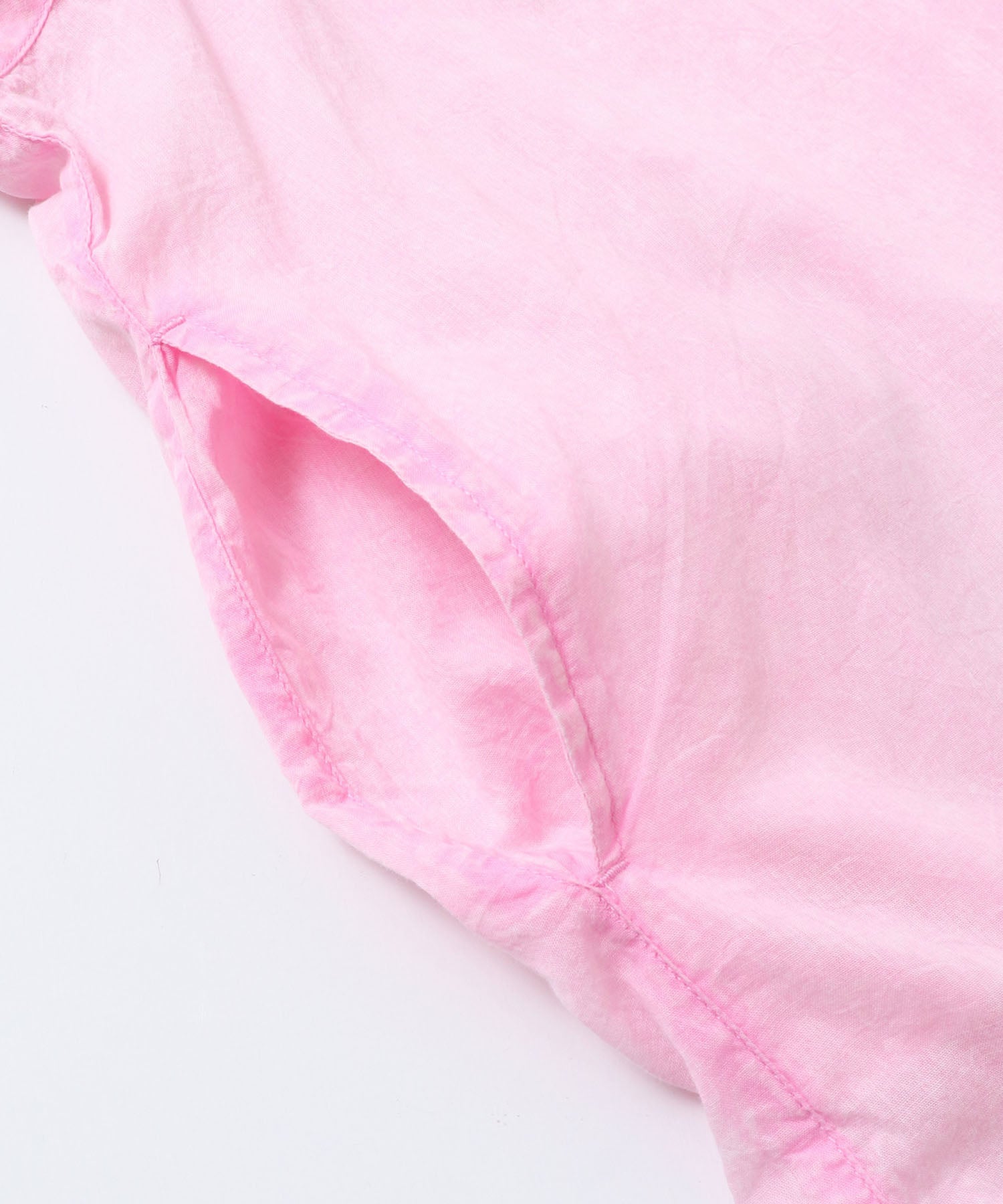 ノイア Noia コットンボイル 七分袖 ボリュームスリーブ シャツワンピース （グレイッシュブルー） グレイッシュブルー