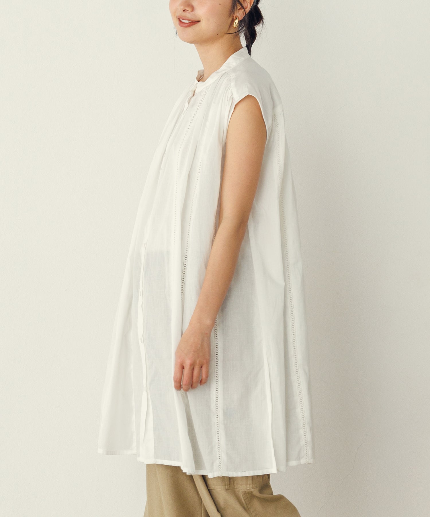 Noia Lace Panel Blouse