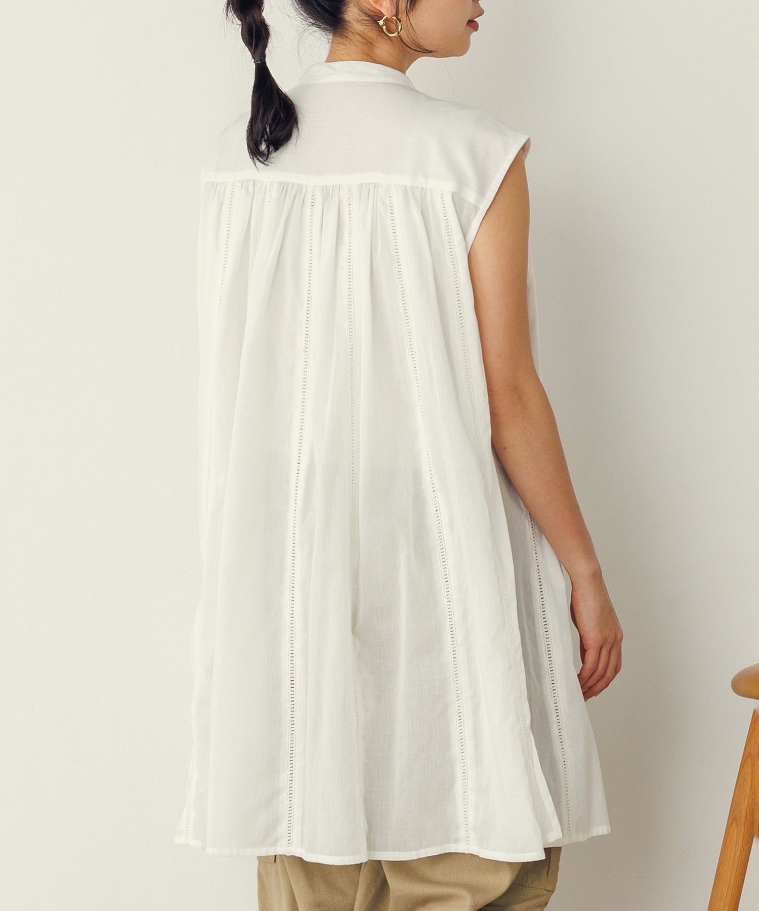 Noia Lace Panel Blouse
