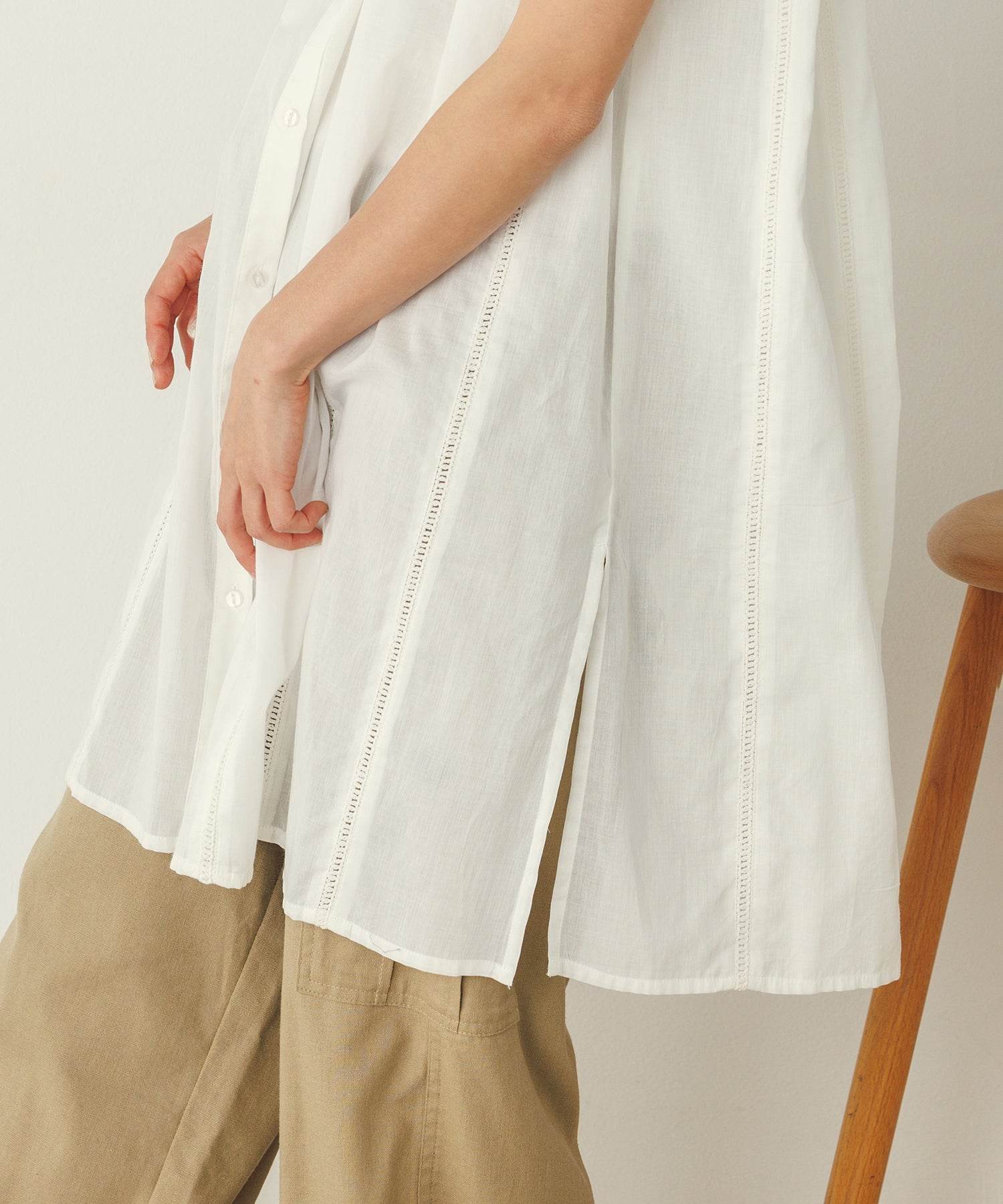 Noia Lace Panel Blouse