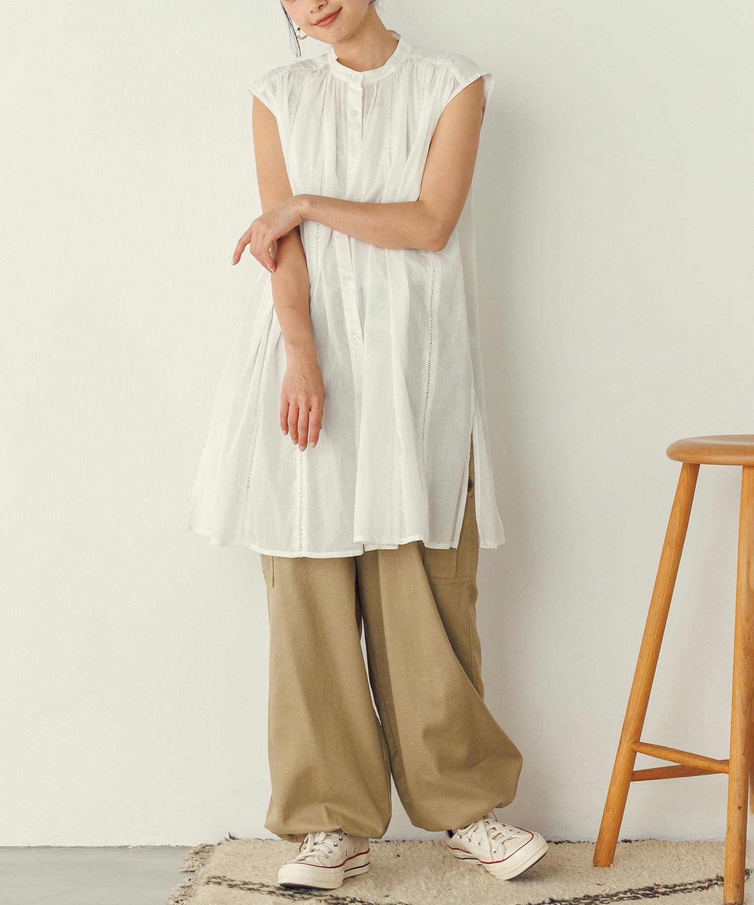 Noia Lace Panel Blouse