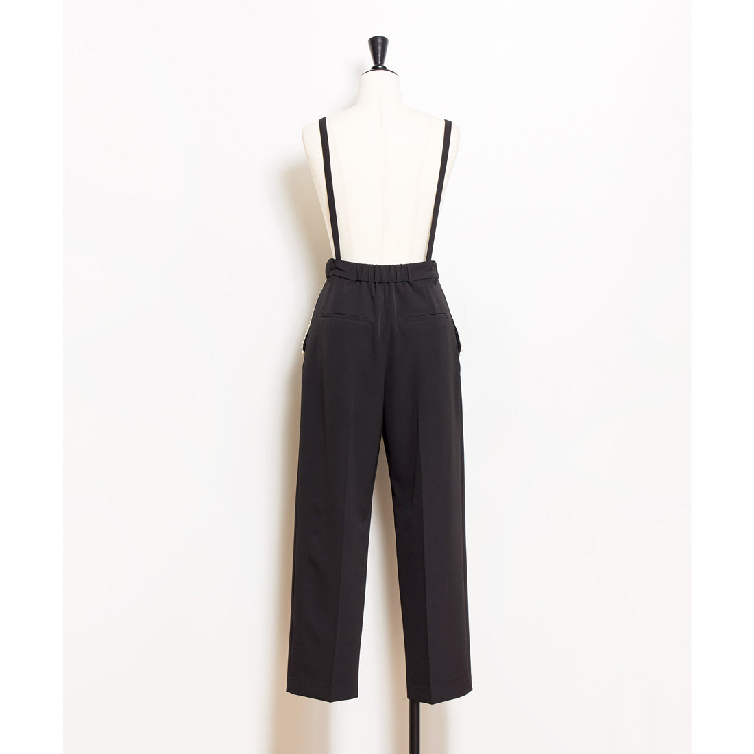 ノエラ NOELA サス付きタックパンツ （ブラック） ブラック