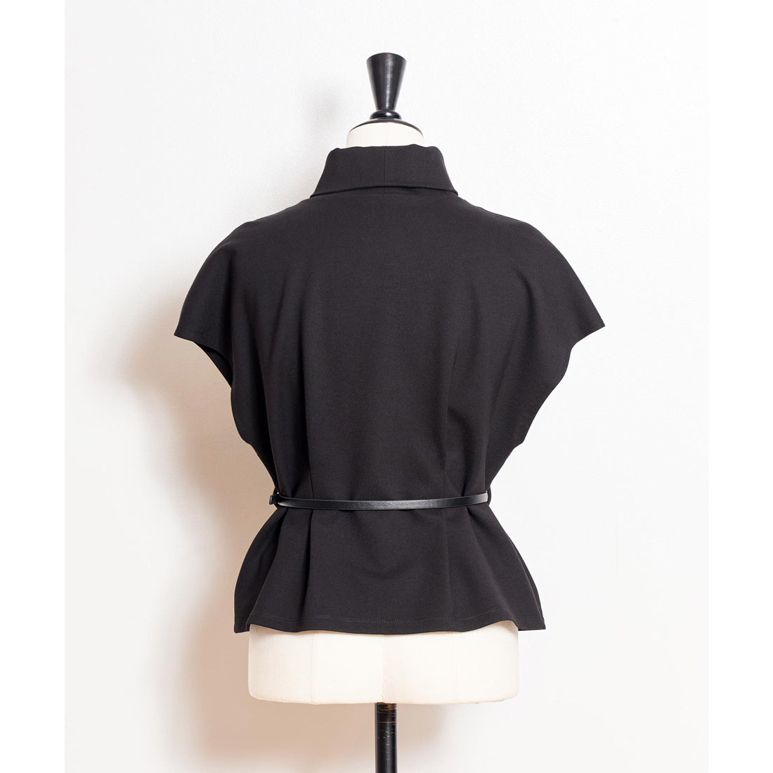 ノエラ NOELA ロールカラーカットソー （サックス） サックス