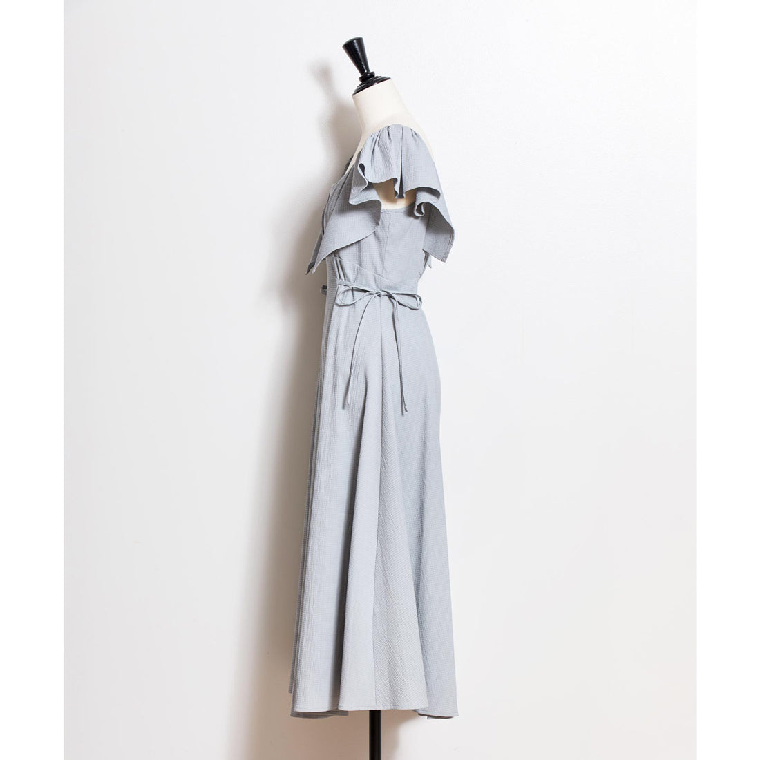 ノエラ NOELA 2WAYフリルサッカーワンピ （ブラック） ブラック