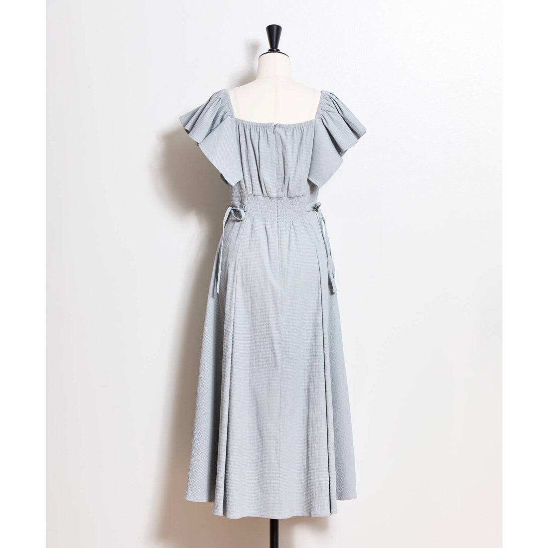 ノエラ NOELA 2WAYフリルサッカーワンピ （ブラック） ブラック