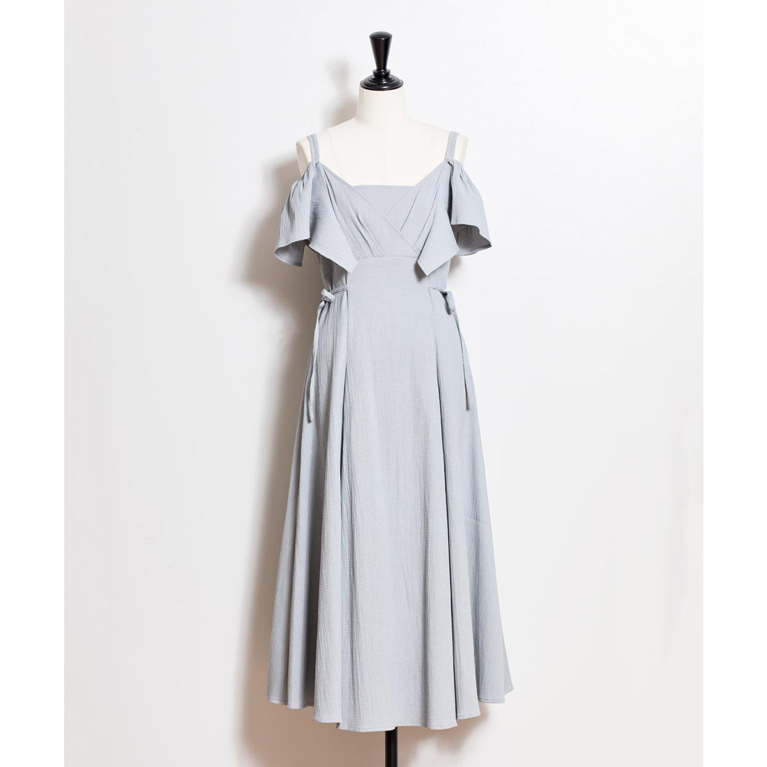 ノエラ NOELA 2WAYフリルサッカーワンピ （ブラック） ブラック