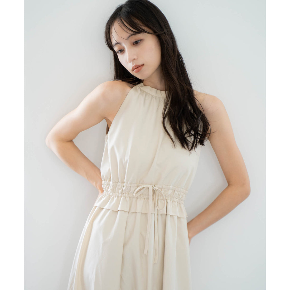 ノエラ Noela アメスリサマーカラーワンピース （ベージュ） ベージュ
