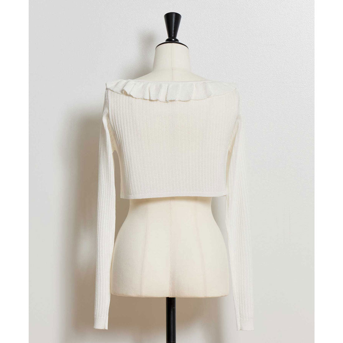 ノエラ NOELA シアーフリルカーディガン （オフホワイト） オフホワイト