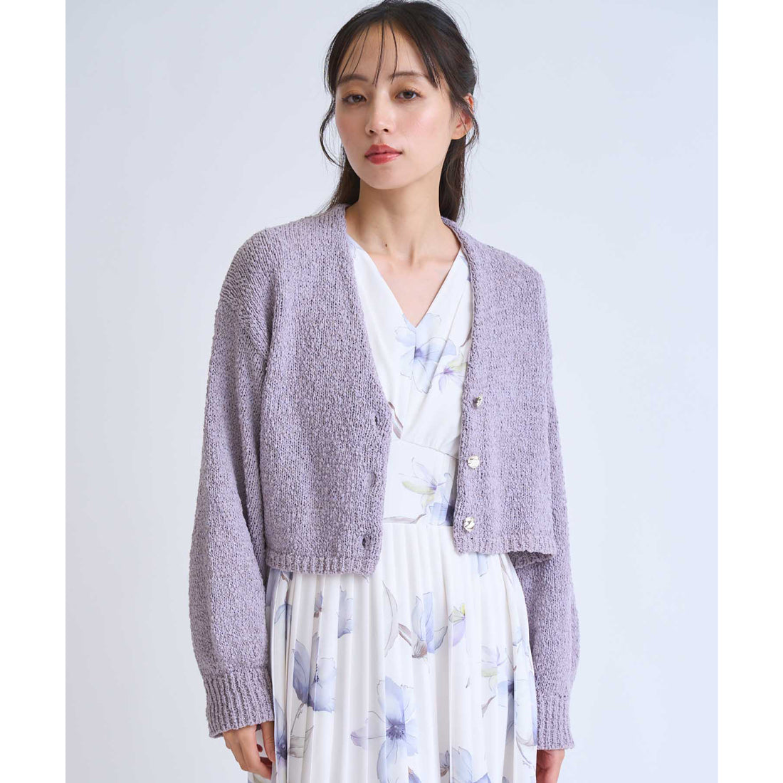 ノエラ Noela ボレロカーデ （ラベンダー） ラベンダー