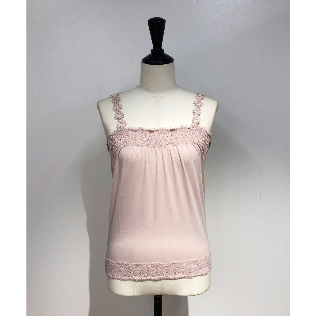 ノエラ NOELA  フラワーキャミソール （ベージュ） ベージュ