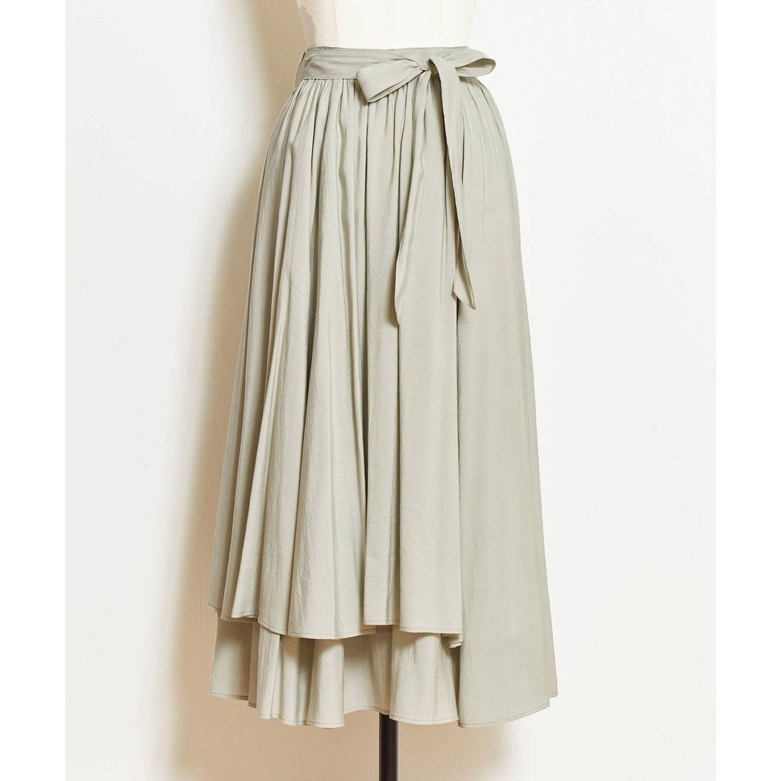 ノエラ Noela ラップボリュームスカート （ライトグリーン） ライトグリーン