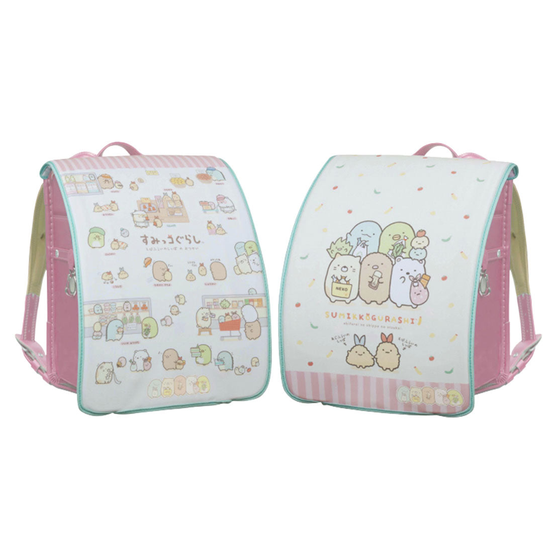 バックヤードファミリー BACKYARD FAMILY らんらんCAP リバーシブルキャラクターランドセルカバー （SX118.しっぽのおつかい） SX118.しっぽのおつかい