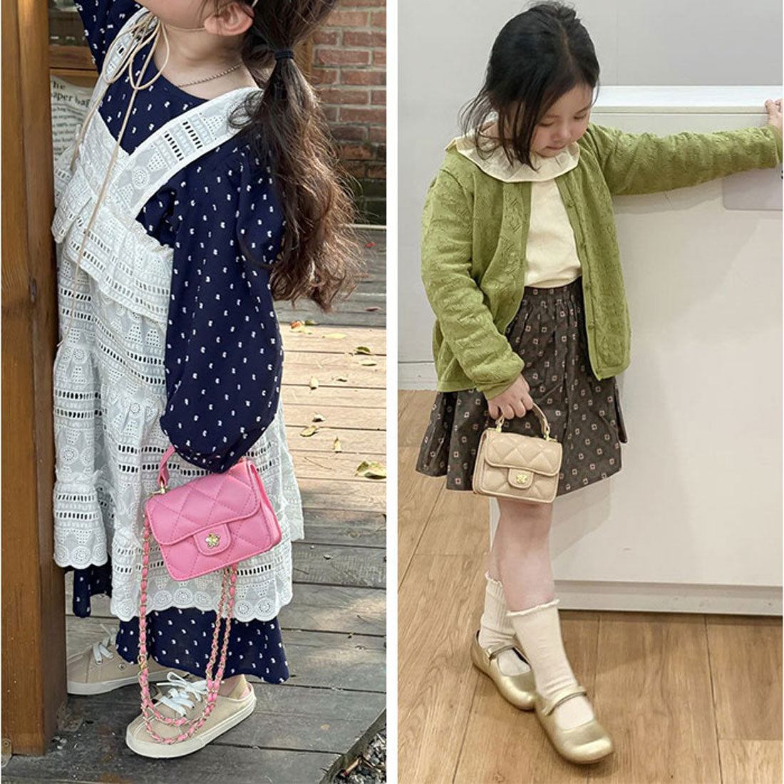 バックヤードファミリー BACKYARD FAMILY パーティーバッグ キッズ 女の子 フォーマルバッグ かわいい （ピンク） ピンク
