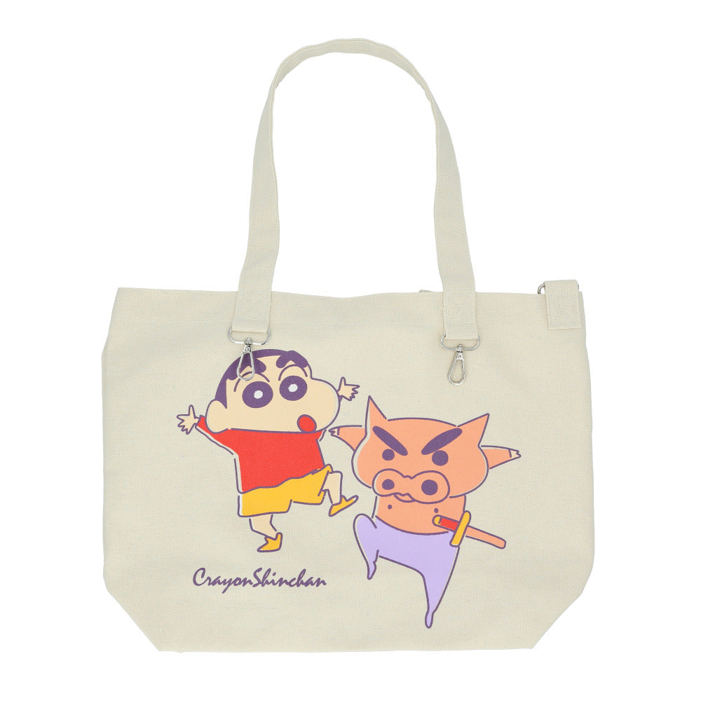 バックヤードファミリー BACKYARD FAMILY キャラクター コンバイントート 横,しんのすけとブリブリ