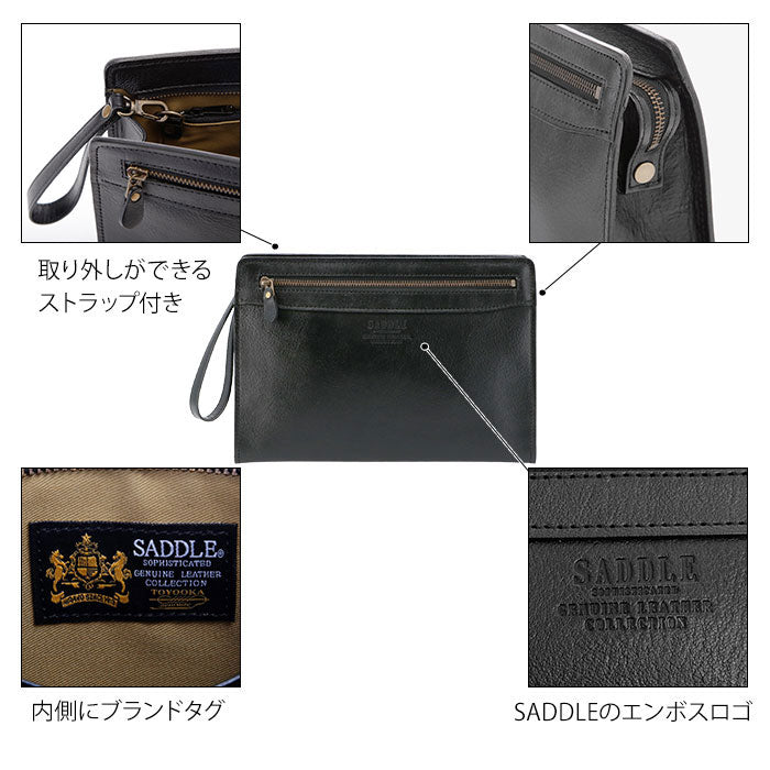No Brand SADDLE Cowhide Leather Second Bag