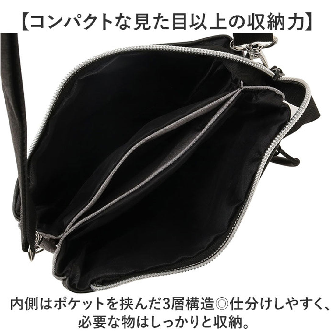 バックヤードファミリー BACKYARD FAMILY CUBIC CORE キュービックコア サコッシュ 1E30 （ネイビー） ネイビー