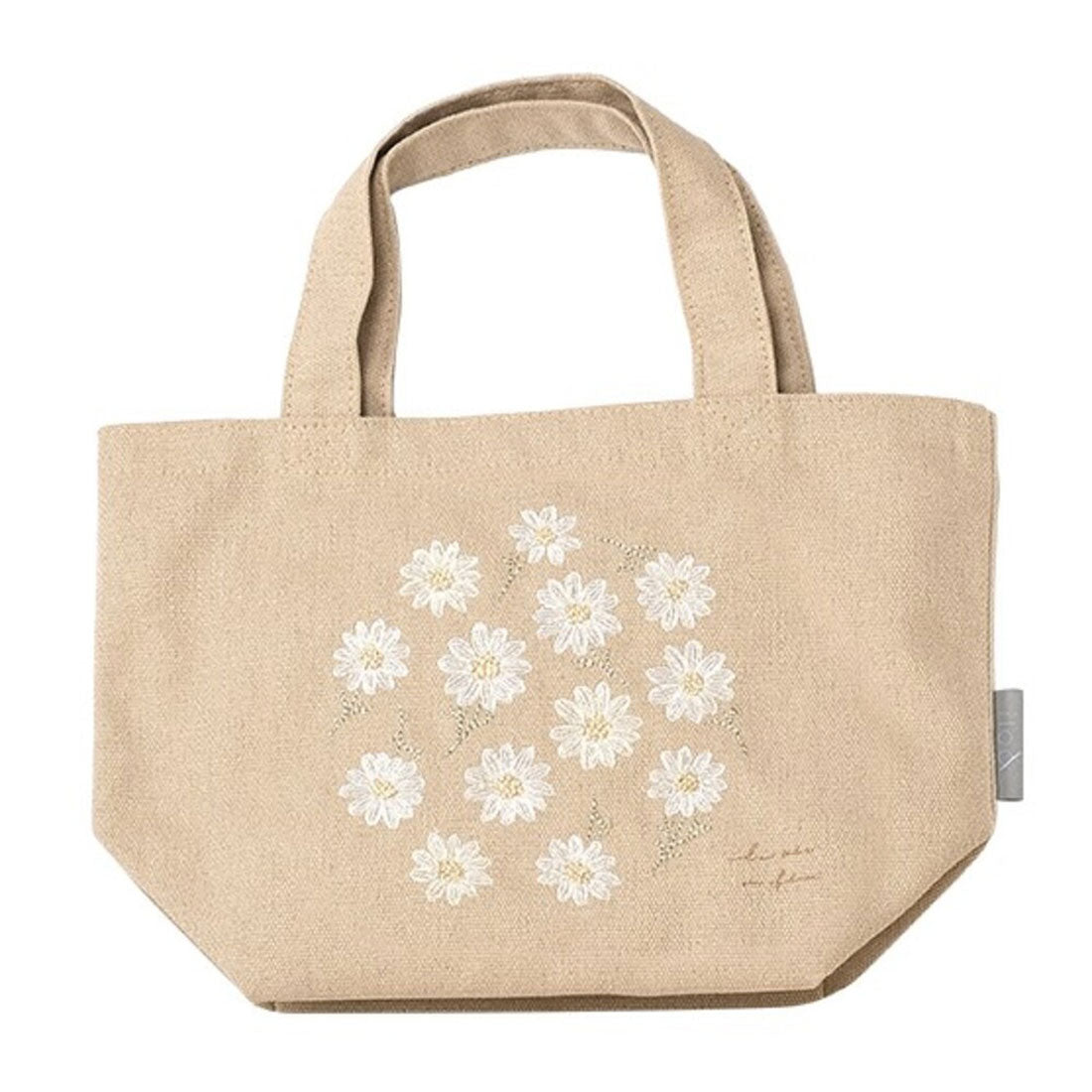 バックヤードファミリー BACKYARD FAMILY ito＆ 刺繍ミニトートバッグ （デイジーモカ） デイジーモカ