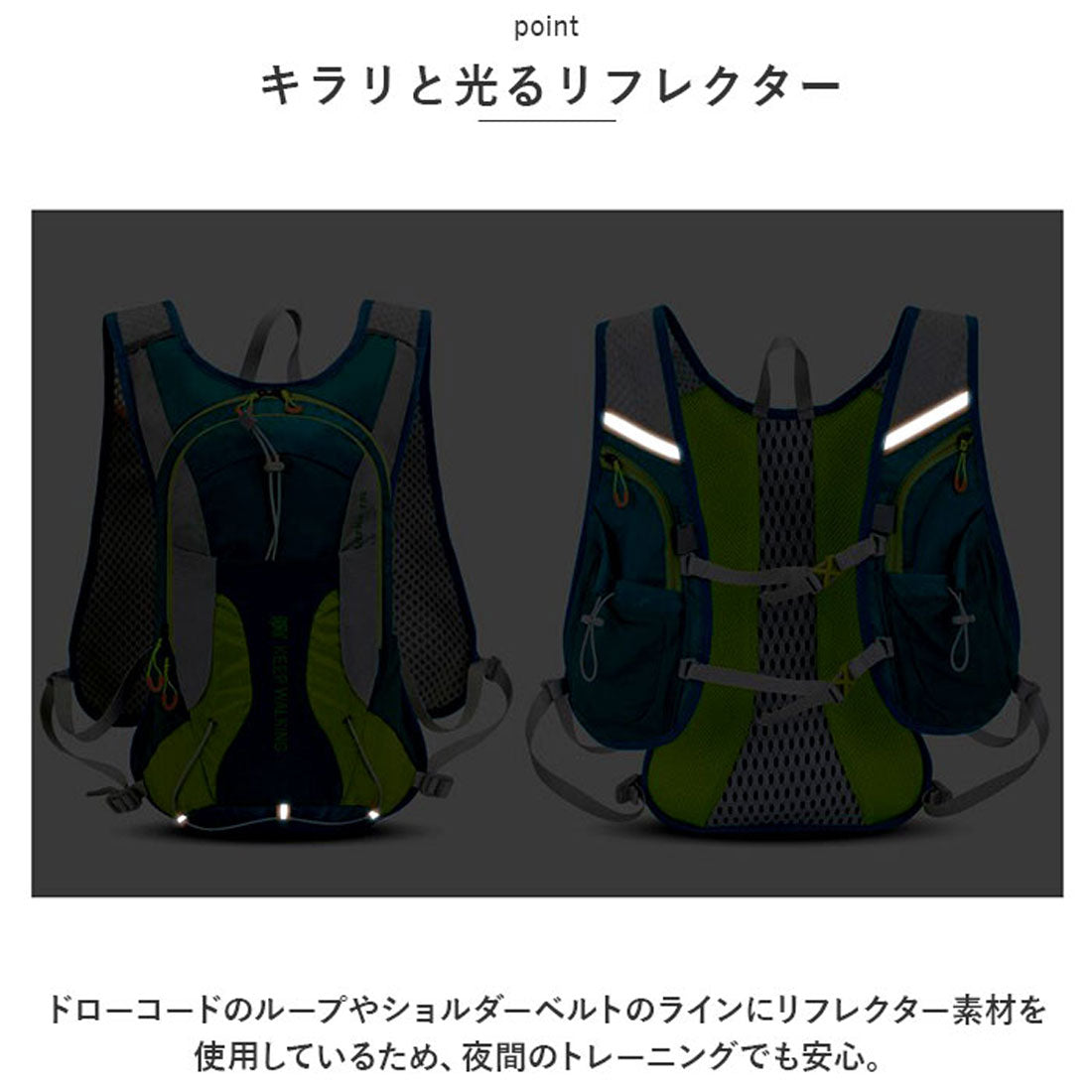 バックヤードファミリー BACKYARD FAMILY ランニングリュック 超軽量 15L lyrb10205 （レッド） レッド