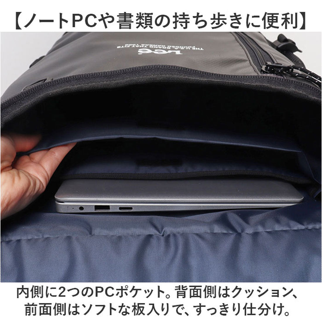 バックヤードファミリー BACKYARD FAMILY Lee strong ボックスリュック （ブラック） ブラック