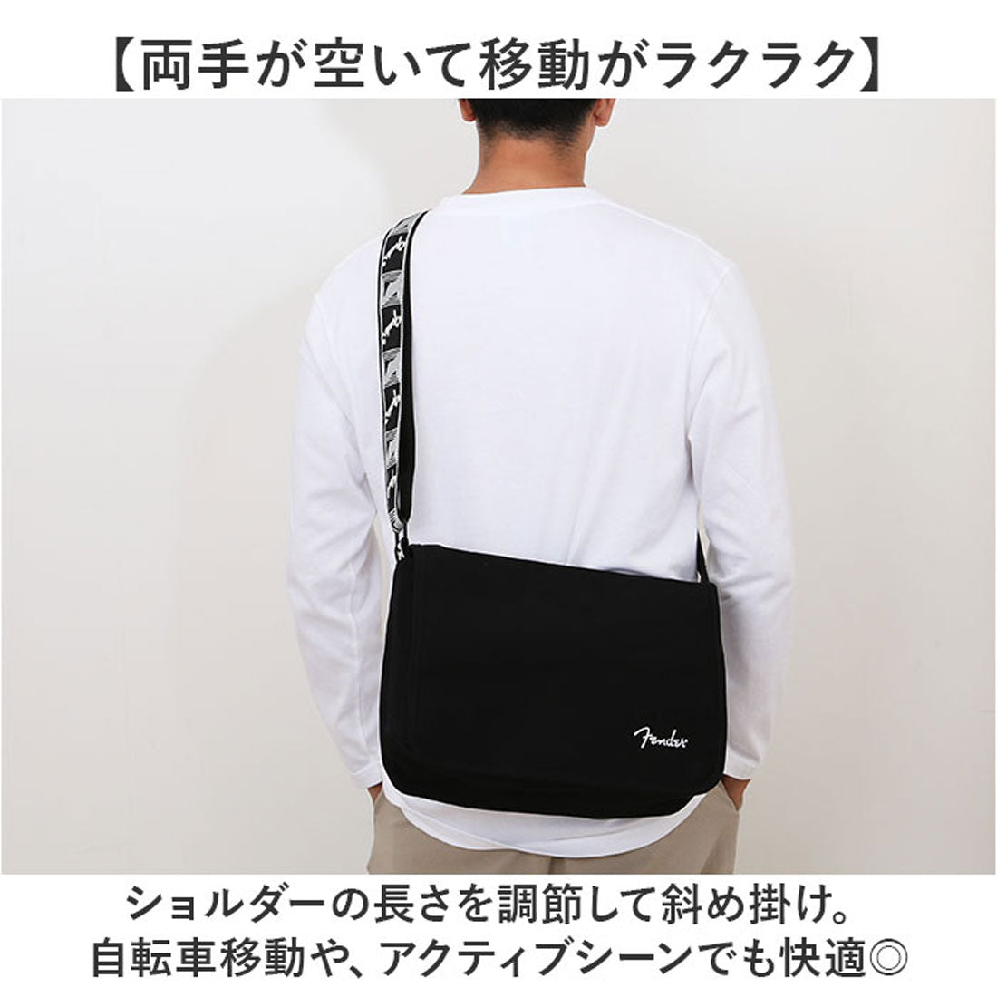 バックヤードファミリー BACKYARD FAMILY Fender ショルダーバッグ （GRAY） GRAY