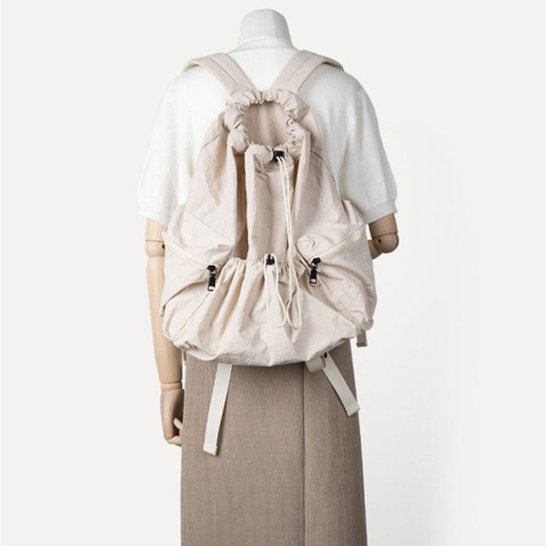 バックヤードファミリー BACKYARD FAMILY リュック レディース リュックサック 軽量 巾着 （ピンク） ピンク