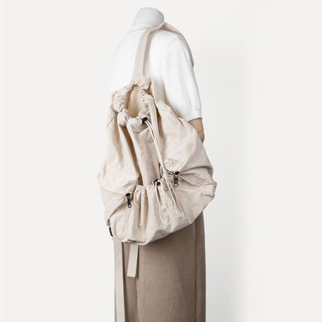 バックヤードファミリー BACKYARD FAMILY リュック レディース リュックサック 軽量 巾着 （ピンク） ピンク