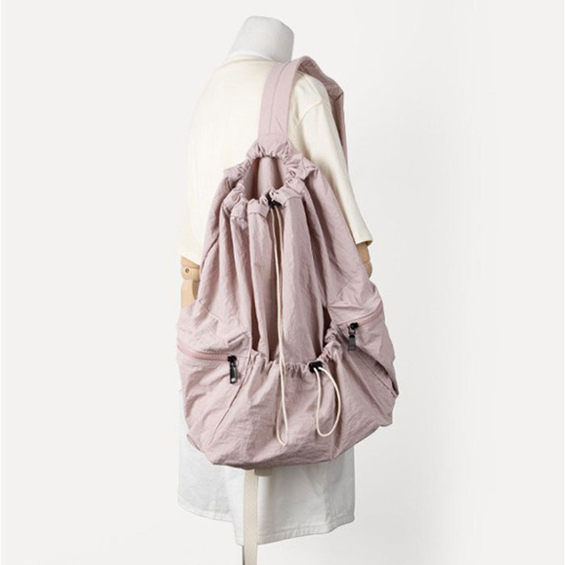 バックヤードファミリー BACKYARD FAMILY リュック レディース リュックサック 軽量 巾着 （ピンク） ピンク