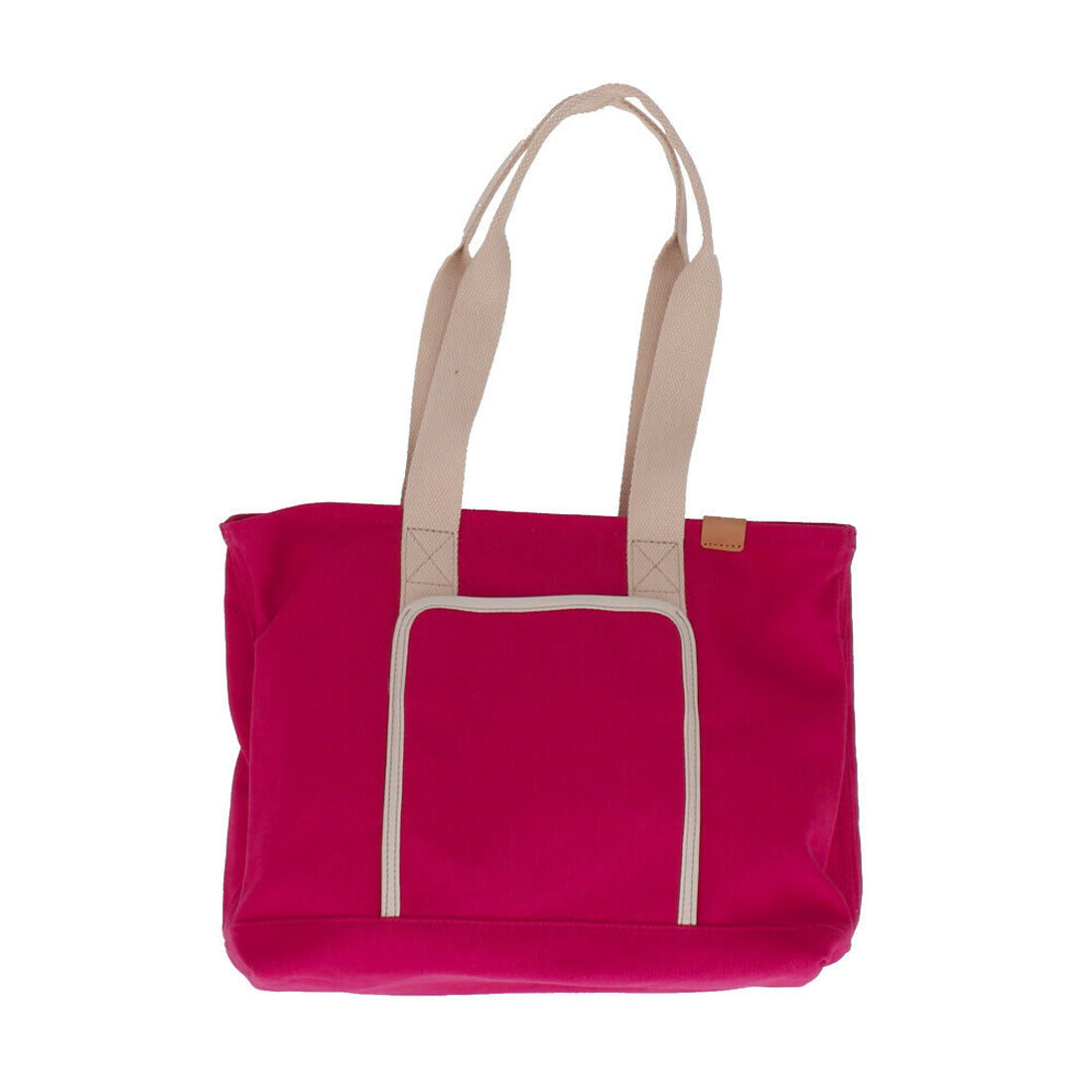 バックヤードファミリー BACKYARD FAMILY DOT&STRIPE フロントポケットトート （RED） RED