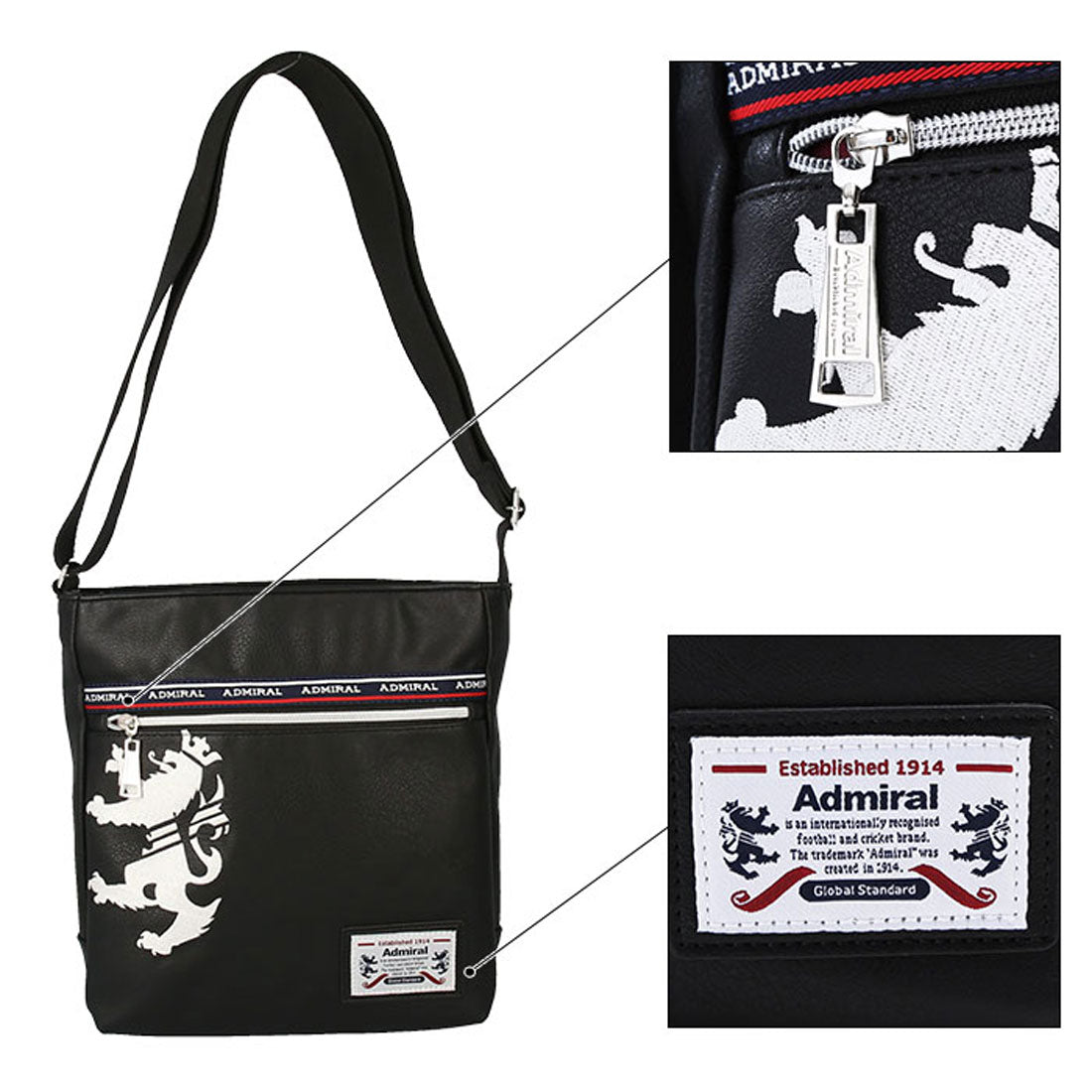 バックヤードファミリー BACKYARD FAMILY Admiral アドミラル ADGA03 ショルダーバッグ （ブラック） ブラック