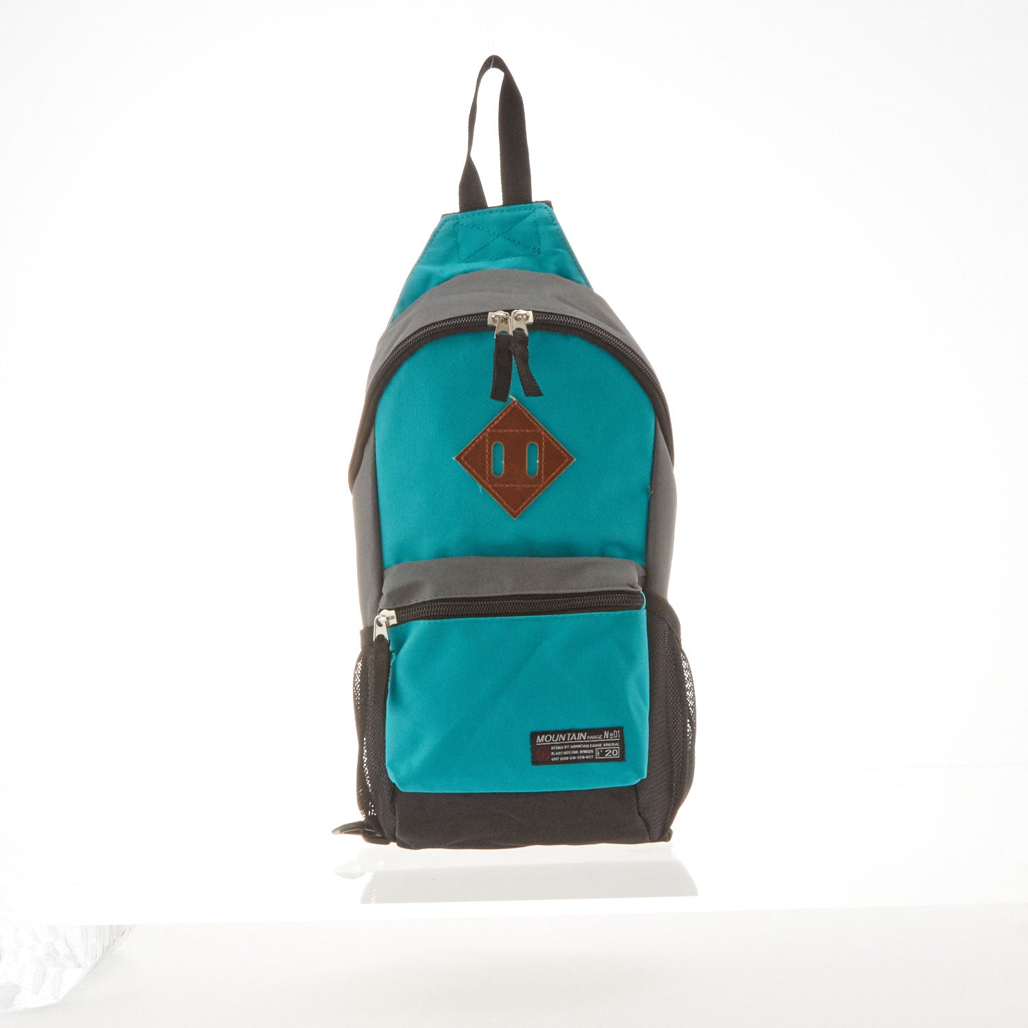 ノーブランド No Brand マウンテンレンジ MOUNTAIN RANGE #BOB02#BOB03 ボディバッグ ユニセックス,ターコイズブルー×グレー