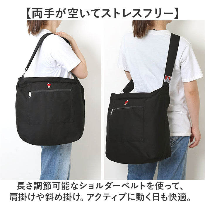 バックヤードファミリー BACKYARD FAMILY BEN DAVIS ベンデイビス CANVAS LARGE SHOULDER