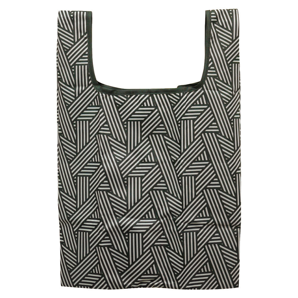 ノーブランド No Brand パターンエコバッグ スモール （ゼブラストライプ） ゼブラストライプ