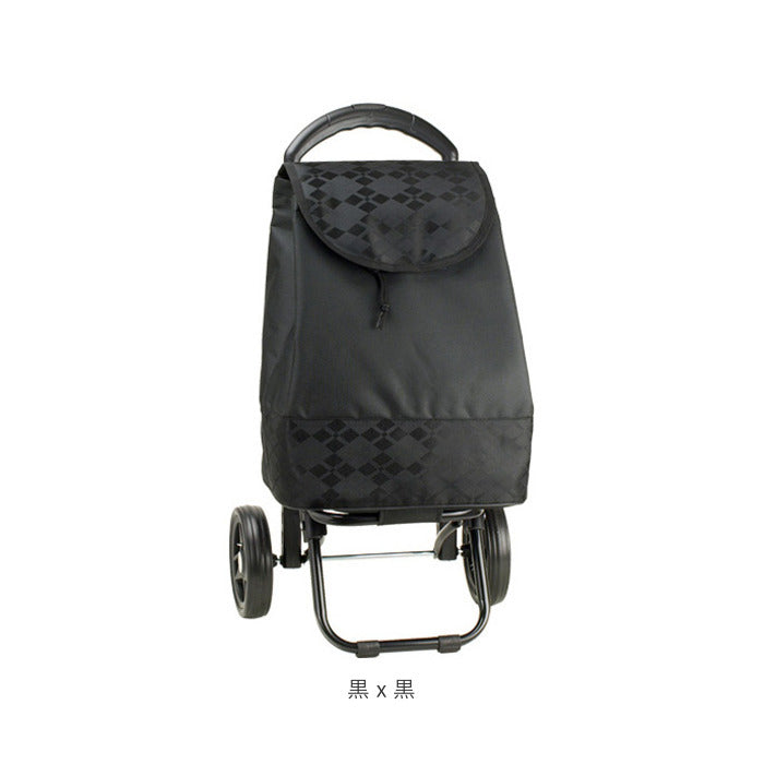 ノーブランド No Brand VALENTINO VISCANI ヴァレンチノ ヴィスカーニ 保冷ショピングカート （黒x花柄） 黒x花柄