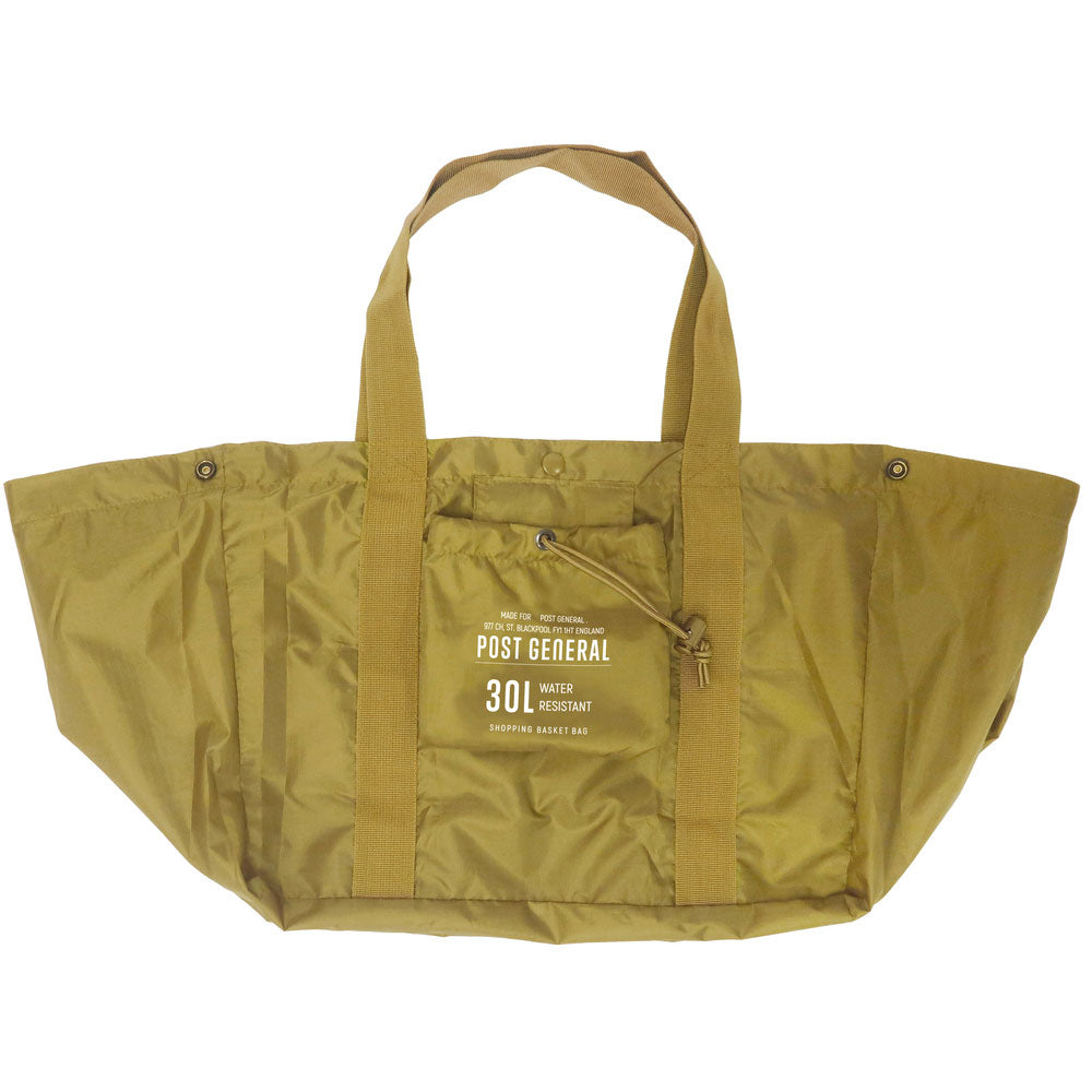 ノーブランド No Brand POST GENERAL ポストジェネラル パッカブル ショッピング バスケットバッグ （982040014.ベージュ） 982040014.ベージュ