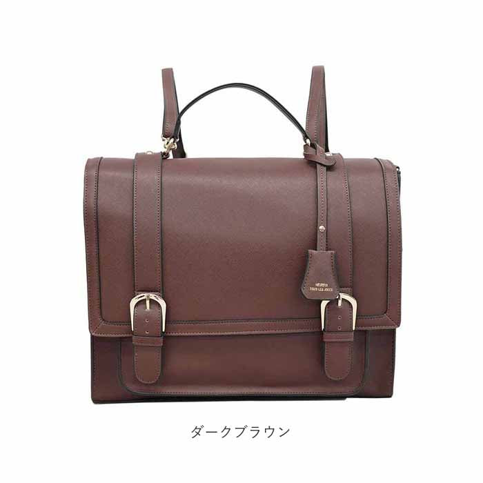 バックヤードファミリー BACKYARD FAMILY 角シボ3WAYサッチェルリュック （キャメル） キャメル