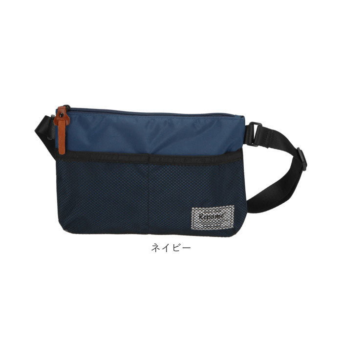 ノーブランド No Brand Rename メッシュポケット ナイロンサコッシュバッグ RSN71019 （ブラック） ブラック