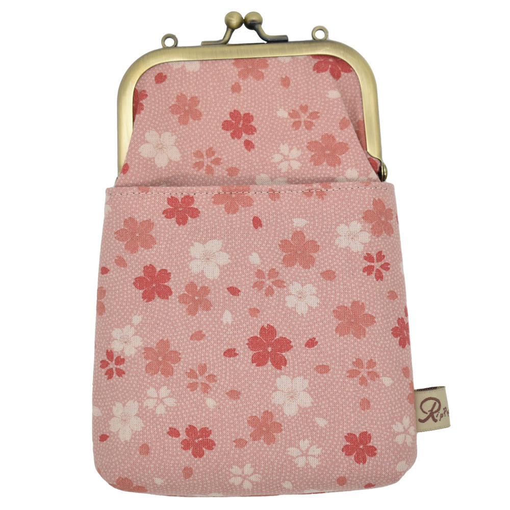 バックヤードファミリー BACKYARD FAMILY がまぐち 2WAYスマホショルダー （桜・ピンク） 桜・ピンク