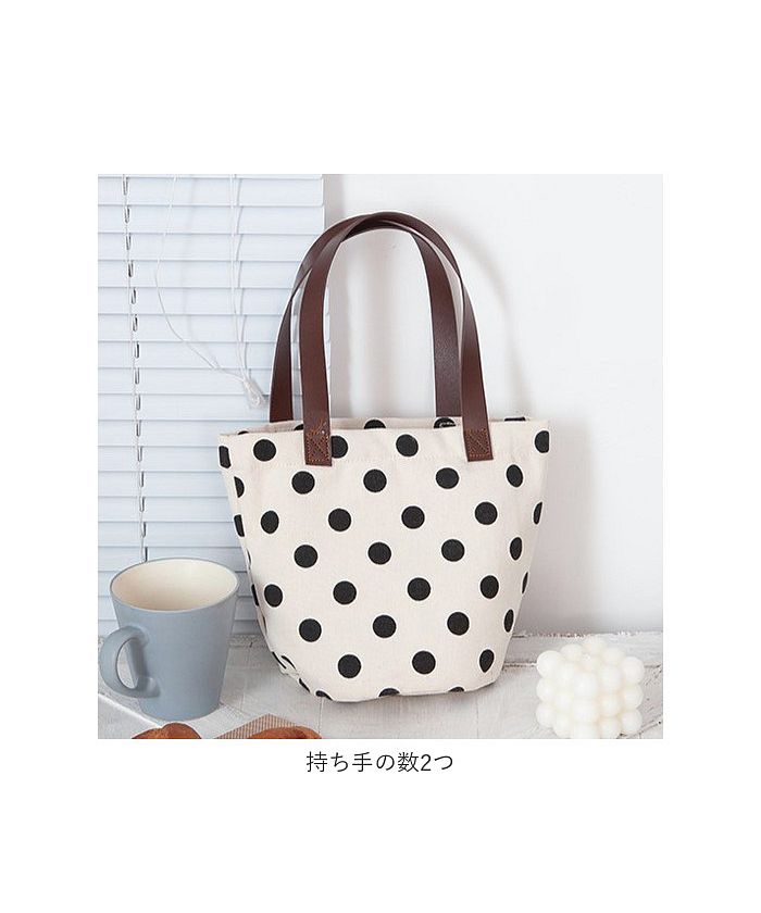 バックヤードファミリー BACKYARD FAMILY ハンドバッグ エコバッグ 水玉 sebag111