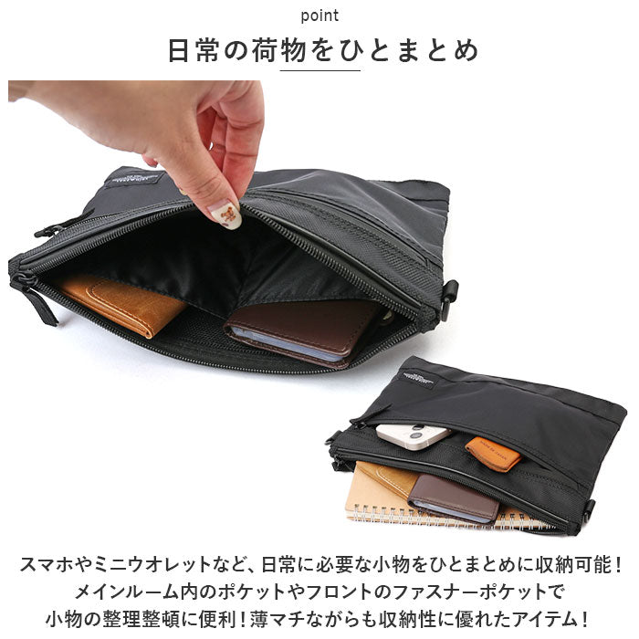 バックヤードファミリー BACKYARD FAMILY ナイロンサコッシュショルダーバッグ