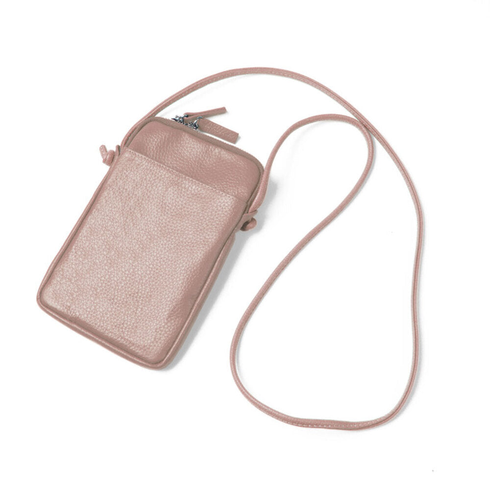 BACKYARD FAMILY Blanc Pomme Cowhide Pouch Smartphone Pouch