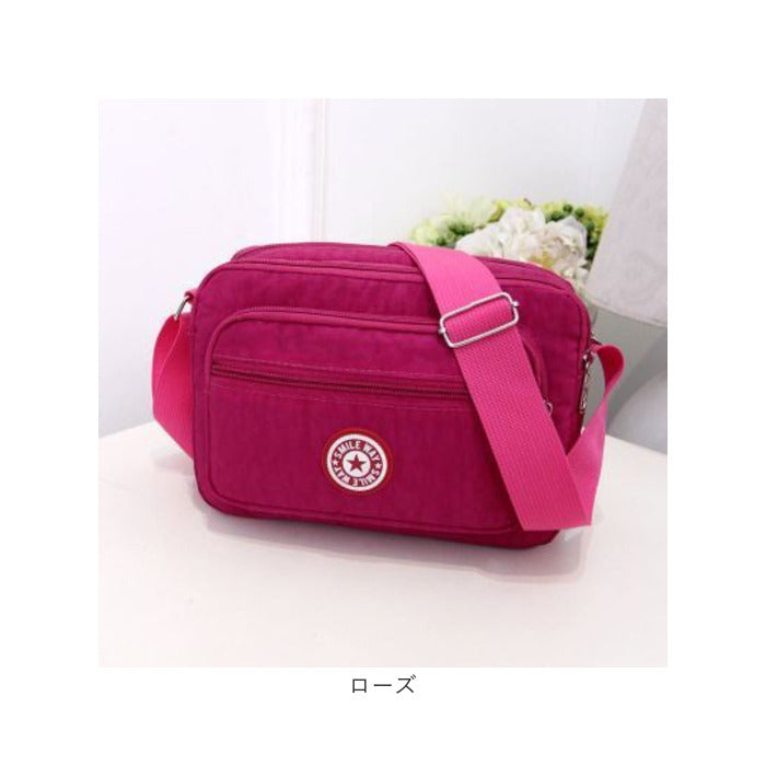 バックヤードファミリー BACKYARD FAMILY ショルダーバッグ レディース pmysbag001 （ブルー×ハンコ） ブルー×ハンコ