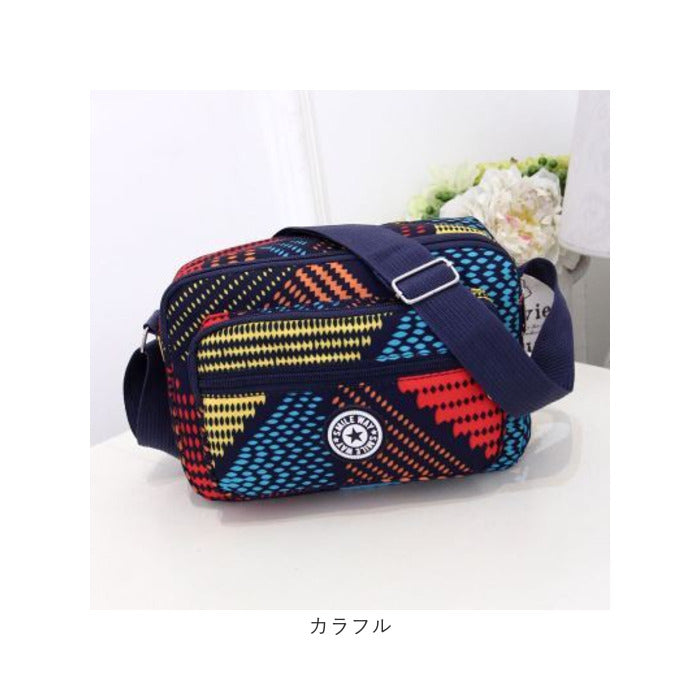 バックヤードファミリー BACKYARD FAMILY ショルダーバッグ レディース pmysbag001 （ブルー×ハンコ） ブルー×ハンコ
