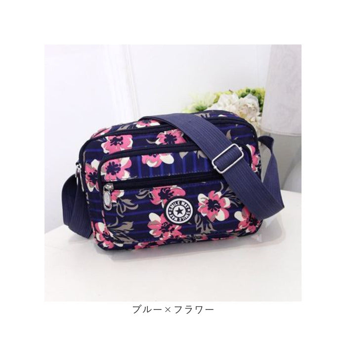 バックヤードファミリー BACKYARD FAMILY ショルダーバッグ レディース pmysbag001 （ブルー×ハンコ） ブルー×ハンコ