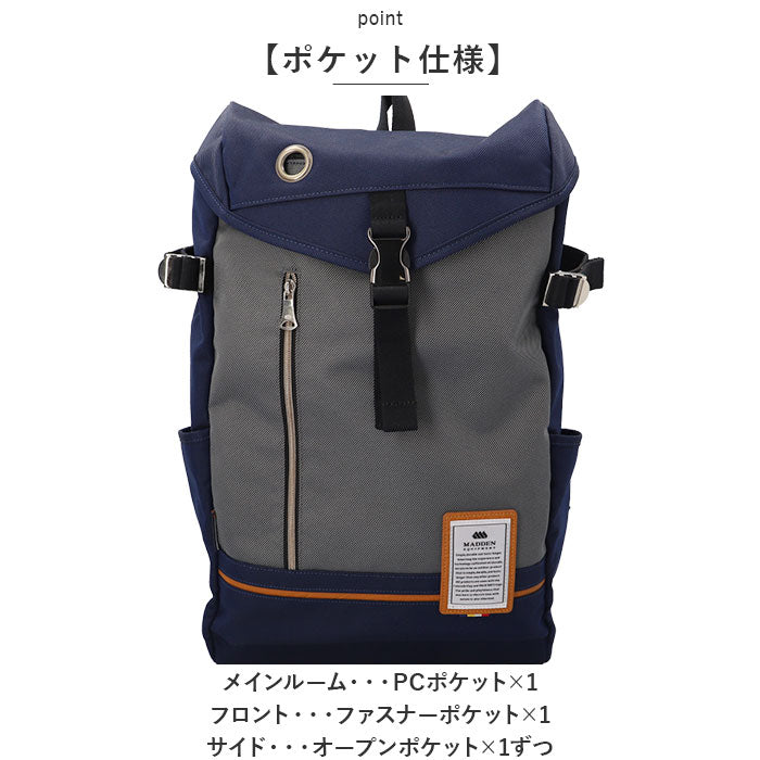 Backyard Family BACKYARD FAMILY MADDEN EQUIPMENT Flap Backpack NMTC-04