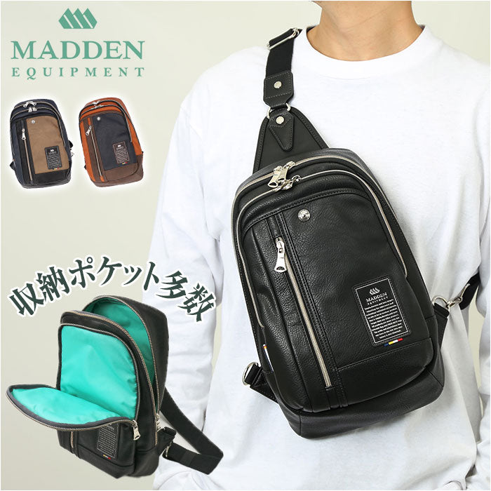 バックヤードファミリー BACKYARD FAMILY MADDEN EQUIPMENT ボディバッグL TMPIー04 （ネイビー） ネイビー