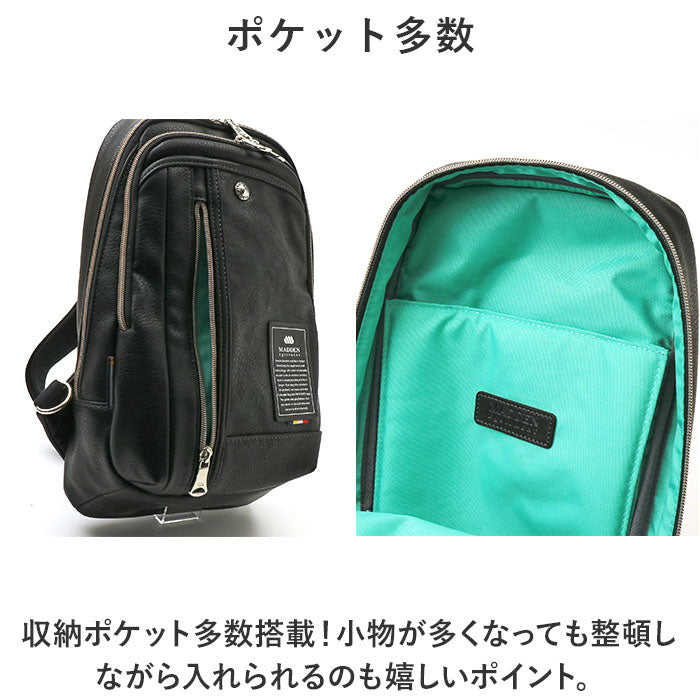 バックヤードファミリー BACKYARD FAMILY MADDEN EQUIPMENT ボディバッグL TMPIー04 （ネイビー） ネイビー