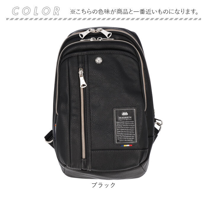 バックヤードファミリー BACKYARD FAMILY MADDEN EQUIPMENT ボディバッグL TMPIー04 （ネイビー） ネイビー